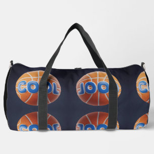 Schwarze Druckfarbe Nähen große Duffeltasche Duffle Bag