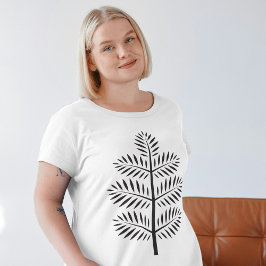 Schwarze Elegante Frauen in tropischen Regionen T-Shirt