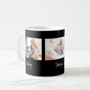 Schwarze Elegante Mutter Begründete Schleife Füge  Kaffeetasse