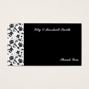 Schwarze Eleganz dankt Ihnen zu kardieren