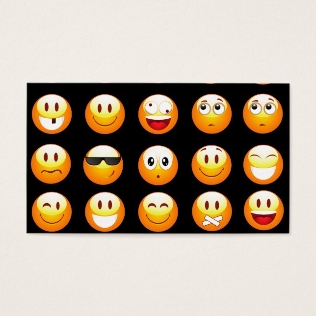 Schwarze Emojis (Vorderseite)