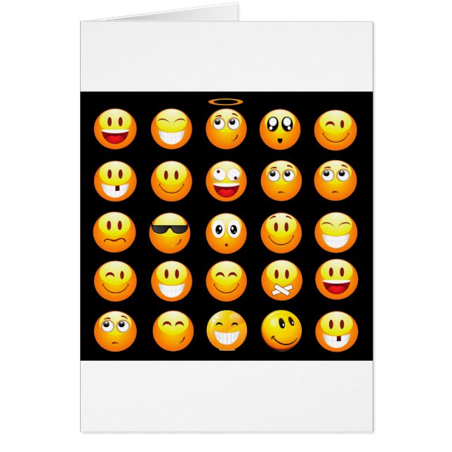Schwarze Emojis (Vorne)