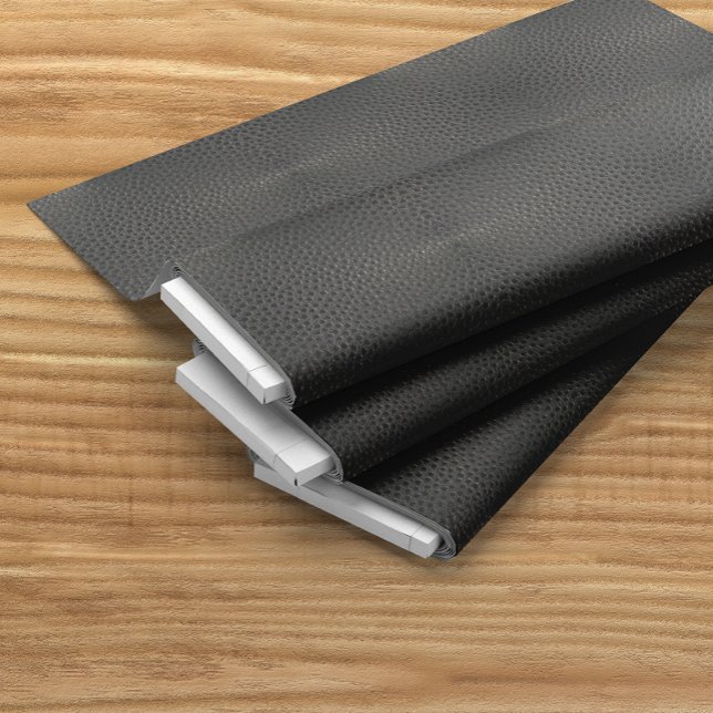 Schwarze Emu Haut wie Leder aussehend Stoff (Von Creator hochgeladen)