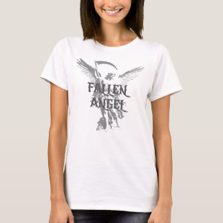 Schwarze Engelsflügel-Silhouette T-Shirt