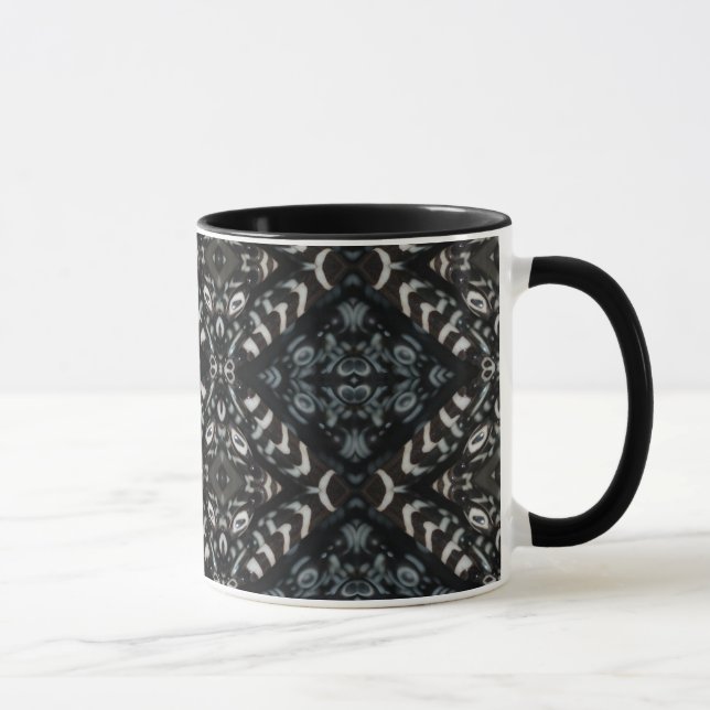 Schwarze Entwurfs-Tasse Tasse (Rechts)