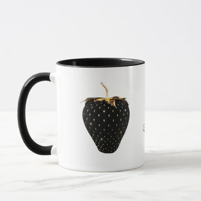 Schwarze Erdbeere Tasse (Links)