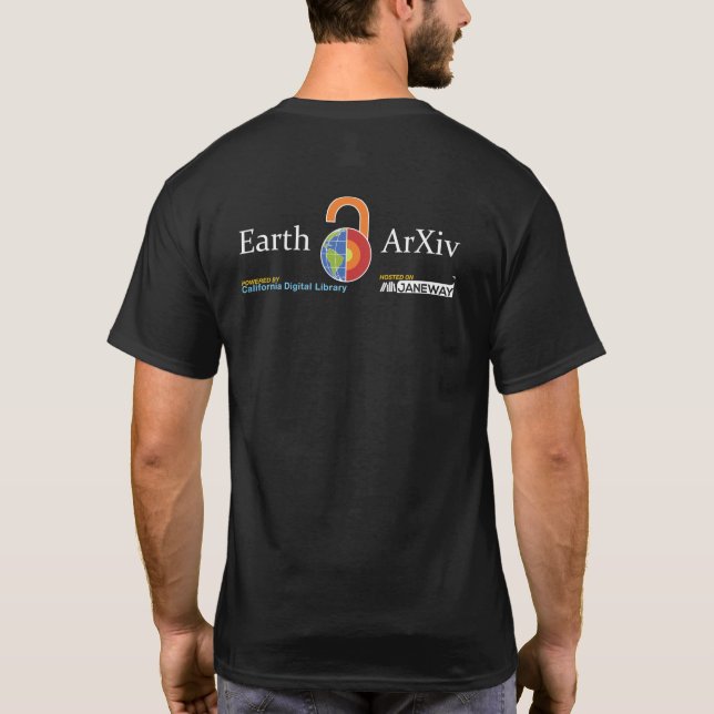 Schwarze ErdeArXiv T T-Shirt (Rückseite)