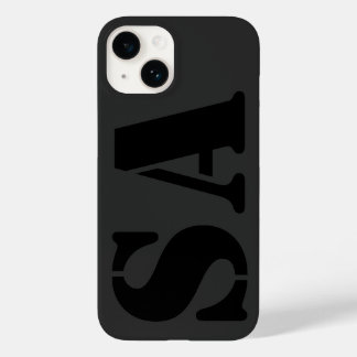 Schwarze erste minimale zeitgenössische I Phone Ca Case-Mate iPhone 14 Hülle