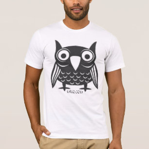 schwarze Eule T-Shirt