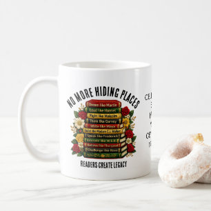 Schwarze Exzellenz-Geschichtshelden Buchgeschenk Kaffeetasse