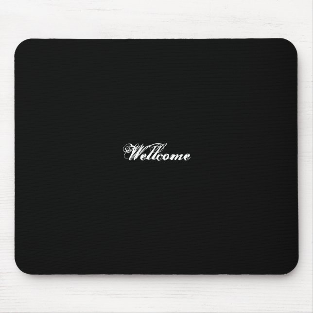 Schwarze Farbe des Mousse Pads Mousepad (Vorne)