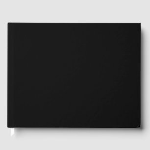 Schwarze Farbe Gästebuch