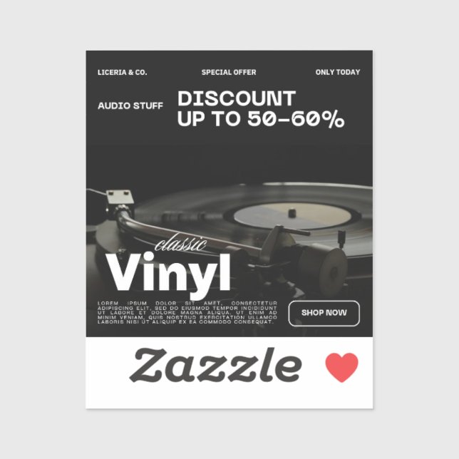 SCHWARZE FARBE IN kundenspezifischer Vinyl-Aufkleb Aufkleber (Blatt)