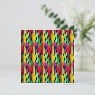 Schwarze Farbe mit Kunstdesign in der Mitte Karte