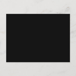 Schwarze Farbe Postkarte