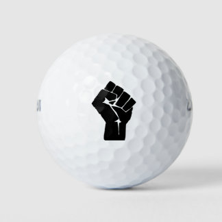 Schwarze Faust ausgelöst - Widerstand Golfball