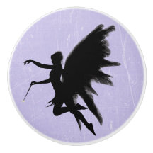 Schwarze feenhafte Gott-Mutter lila oder