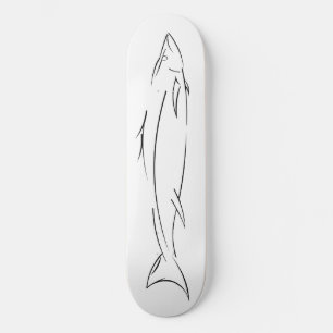 Schwarze Fische Skateboard