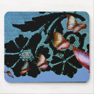 SCHWARZE FLÄCHENANTIKENKOPFSCHALTEN MOUSEPAD