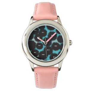 Schwarze Flaute-Monster Armbanduhr