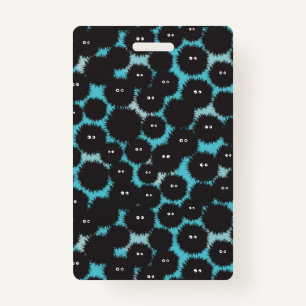 Schwarze Flaute-Monster Ausweis