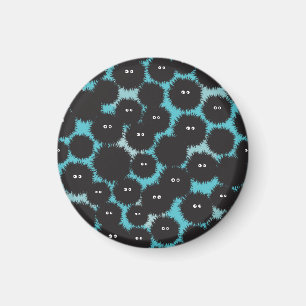 Schwarze Flaute-Monster Magnet