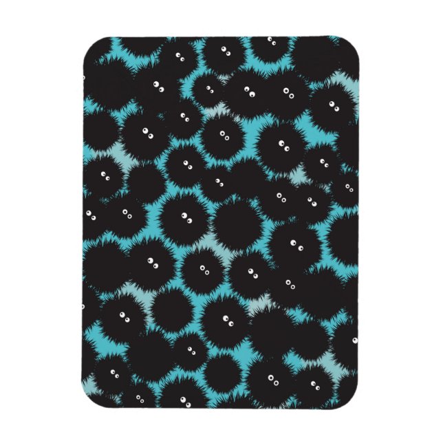 Schwarze Flaute-Monster Magnet (Vertikal)