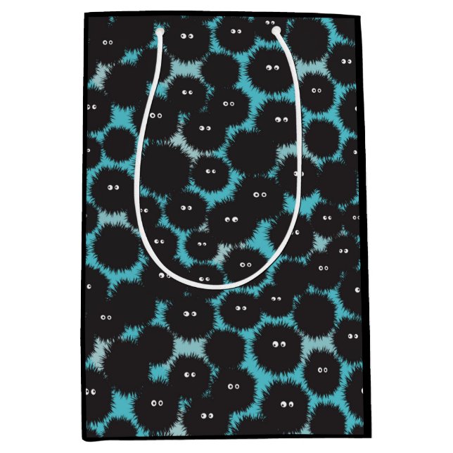 Schwarze Flaute-Monster Mittlere Geschenktüte (Vorderseite)