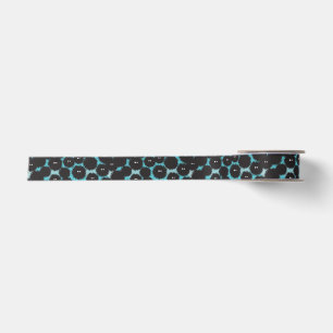 Schwarze Flaute-Monster Satinband
