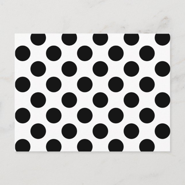 Schwarze Flecken Postkarte (Vorderseite)