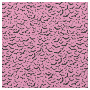 Schwarze Fledermäuse  Rosa Stoff