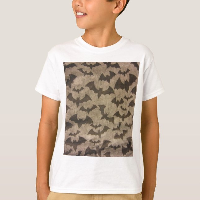 Schwarze Fledermäuse T-Shirt (Vorderseite)