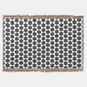 Schwarze Fliesen Ornamente minimalistisch modern. Decke