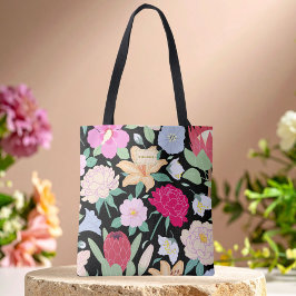 Schwarze florale chic modische Unique