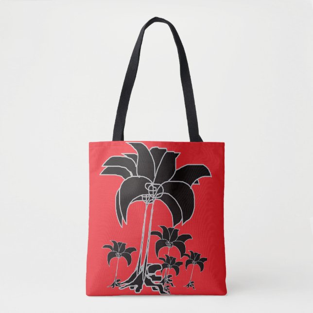 Schwarze Florale Rote  (Vorderseite)