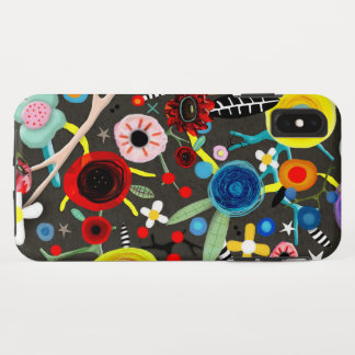 Schwarze Florenwiese Case-Mate iPhone Hülle