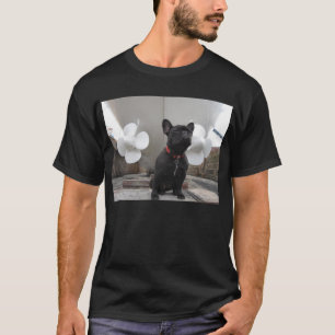 Schwarze französische Bulldogge T-Shirt