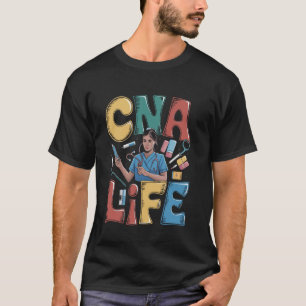 Schwarze Frau CNA Lebensnotfall Krankenpfleger Ass T-Shirt