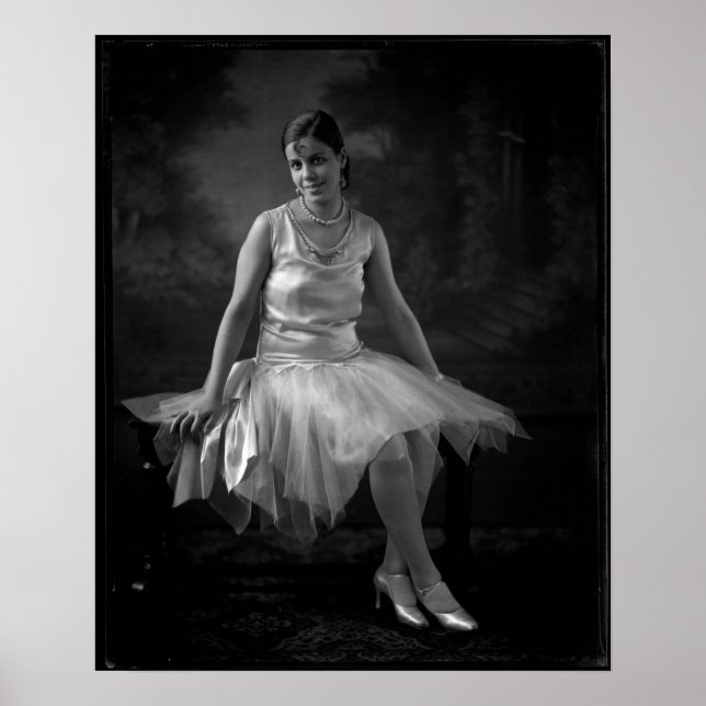 Schwarze Frau der 30er Jahre Poster (Vorne)