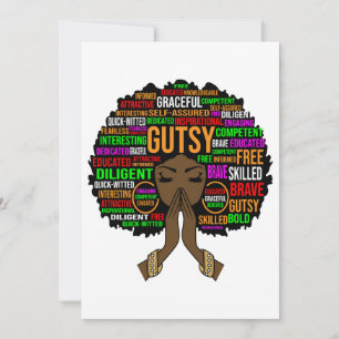 Schwarze Frau Melanin Sista Juneteste Königin Frau Einladung