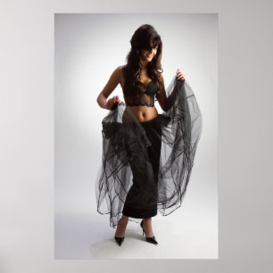 Schwarze Frau Poster