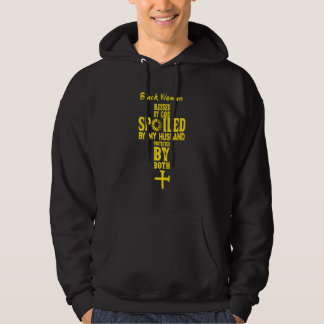 Schwarze Frau, von Gott gesegnet, von meinem Mann Hoodie