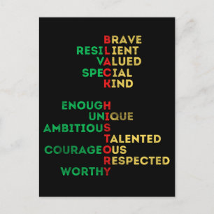 Schwarze Frauen Afrikanische Melanin-Frauen Feiertagspostkarte