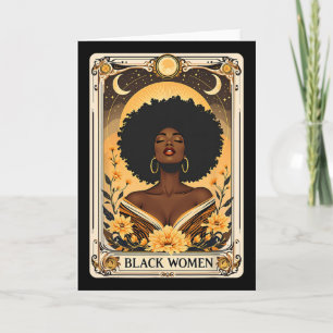 Schwarze Frauen Afro Haar Schwarze Geschichte Mona Karte