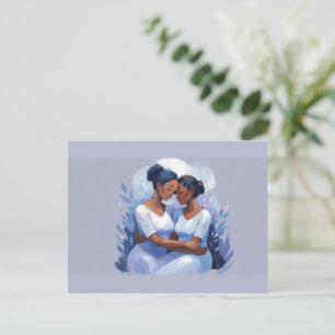 Schwarze Frauen Danke Postkarte