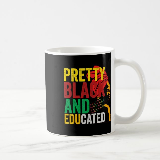 Schwarze Frauen hübsch und gebildet Schwarz Afrika Kaffeetasse (Rechts)