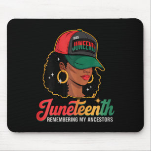 Schwarze Frauen Juneteenth Afrikanisch Meine Ahnen Mousepad