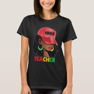 Schwarze Frauen Lehrerin Afro Melanin Schwarze Ges T-Shirt