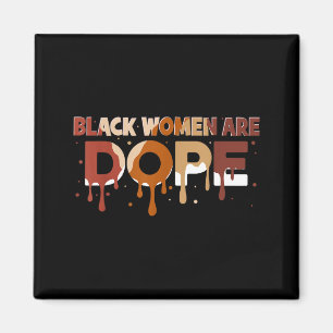 Schwarze Frauen sind stolz auf den Schwarze Geschi Magnet
