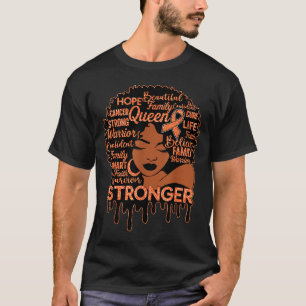 Schwarze Frauen stärkere Leukämie-Bewusstseinsunte T-Shirt